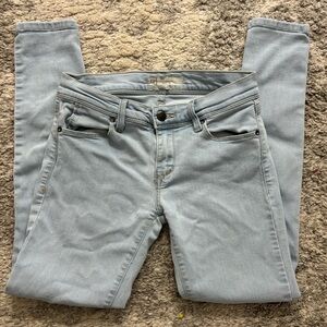 Free People Woman Light Wash Denim Skinny Jeans Woman 25